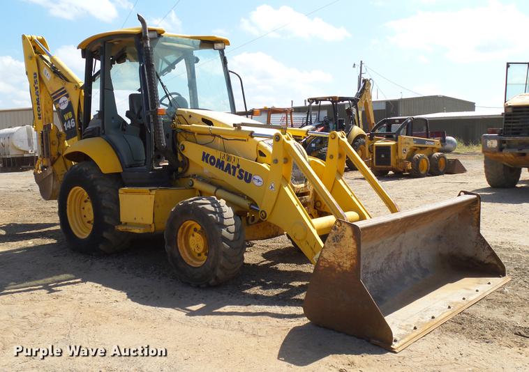 image for item DB4175 2007 Komatsu WB146-5 backhoe