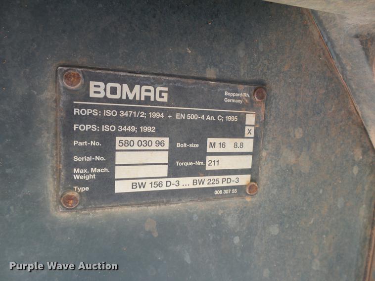 image for item DB4176 2005 Hypac C852C single drum compactor