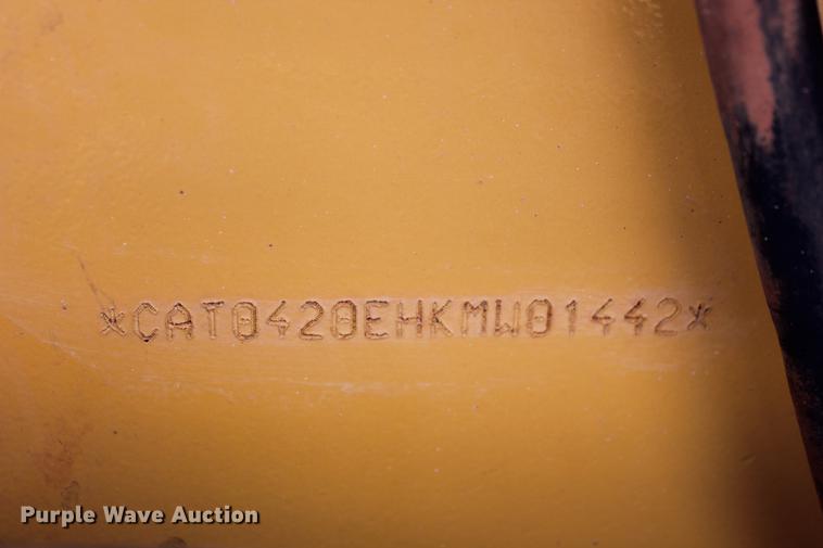 image for item DB4177 2007 Caterpillar 420E backhoe
