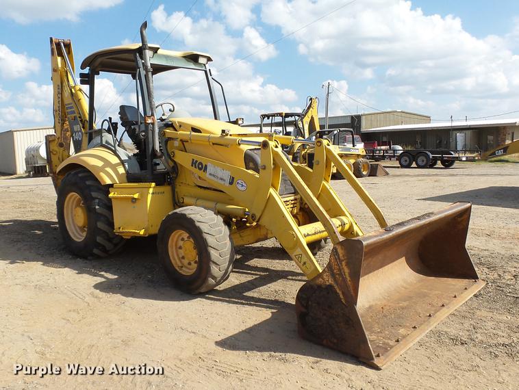 image for item DB4196 2005 Komatsu WB140-2N backhoe
