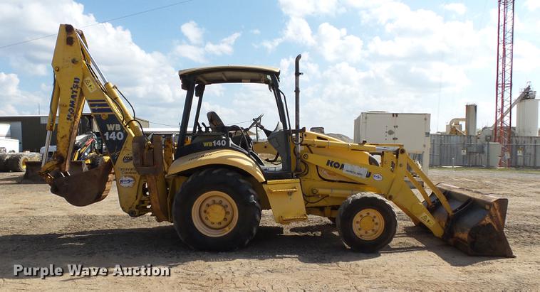 image for item DB4196 2005 Komatsu WB140-2N backhoe
