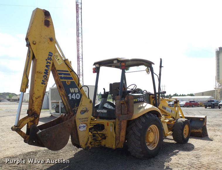 image for item DB4196 2005 Komatsu WB140-2N backhoe