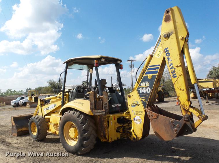 image for item DB4196 2005 Komatsu WB140-2N backhoe