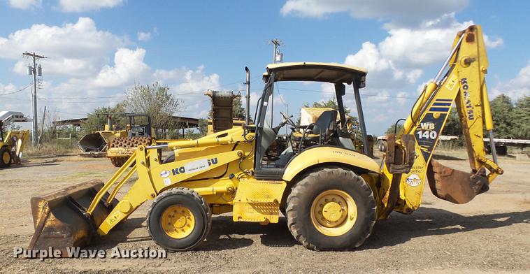 image for item DB4196 2005 Komatsu WB140-2N backhoe