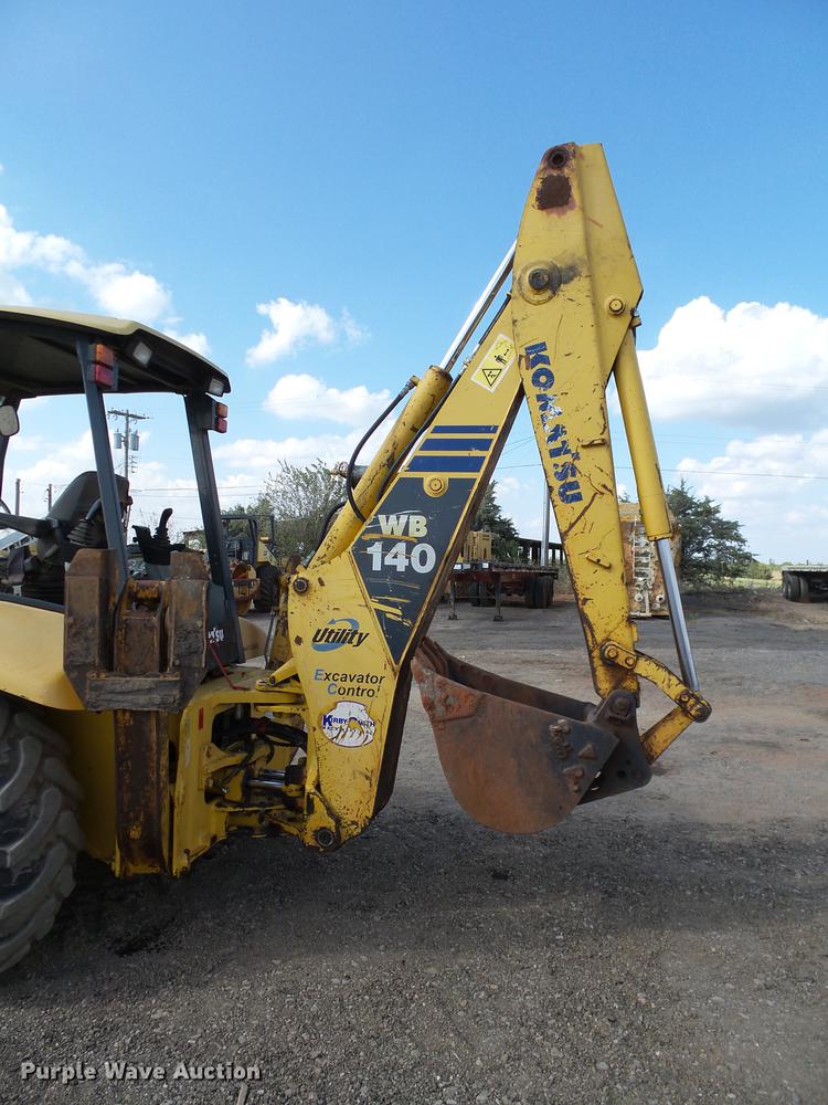 image for item DB4196 2005 Komatsu WB140-2N backhoe