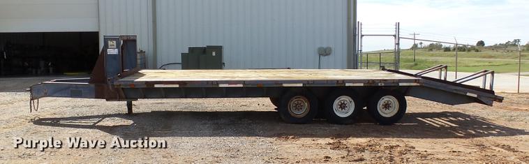 image for item DB4200 1994 Oklahoma Gooseneck Mfg. equipment trailer
