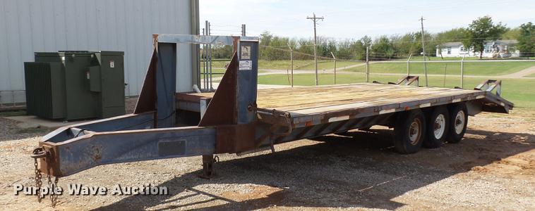 image for item DB4200 1994 Oklahoma Gooseneck Mfg. equipment trailer