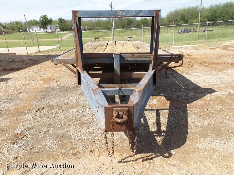 image for item DB4200 1994 Oklahoma Gooseneck Mfg. equipment trailer