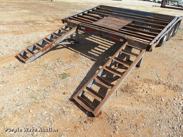image for item DB4200 1994 Oklahoma Gooseneck Mfg. equipment trailer