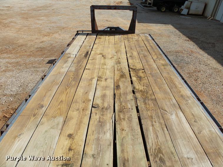 image for item DB4200 1994 Oklahoma Gooseneck Mfg. equipment trailer