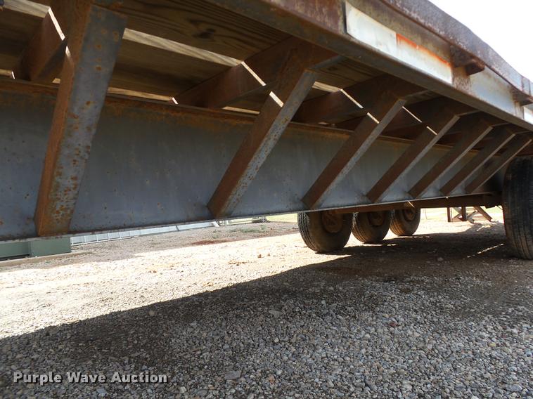 image for item DB4200 1994 Oklahoma Gooseneck Mfg. equipment trailer
