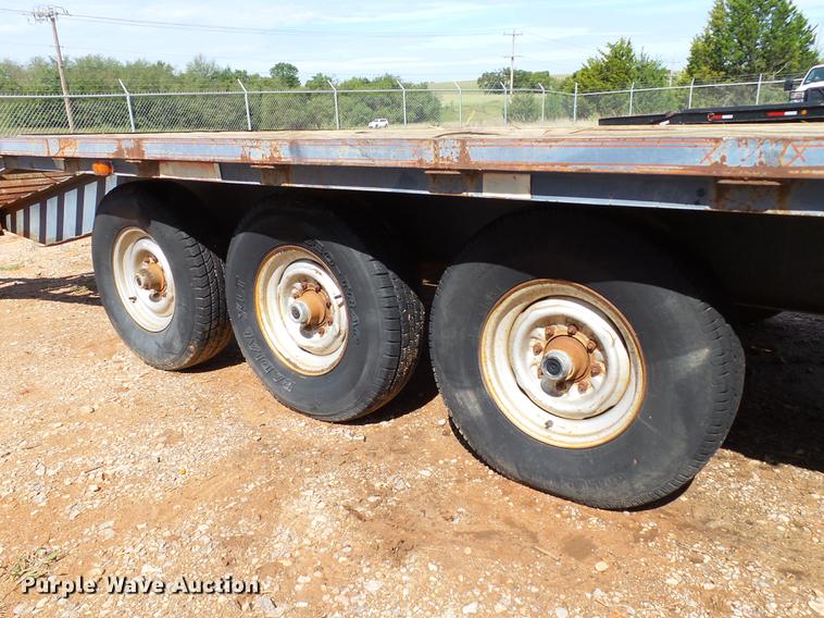 image for item DB4200 1994 Oklahoma Gooseneck Mfg. equipment trailer