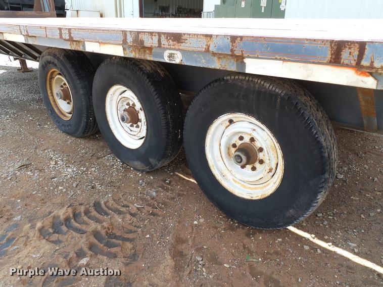 image for item DB4200 1994 Oklahoma Gooseneck Mfg. equipment trailer