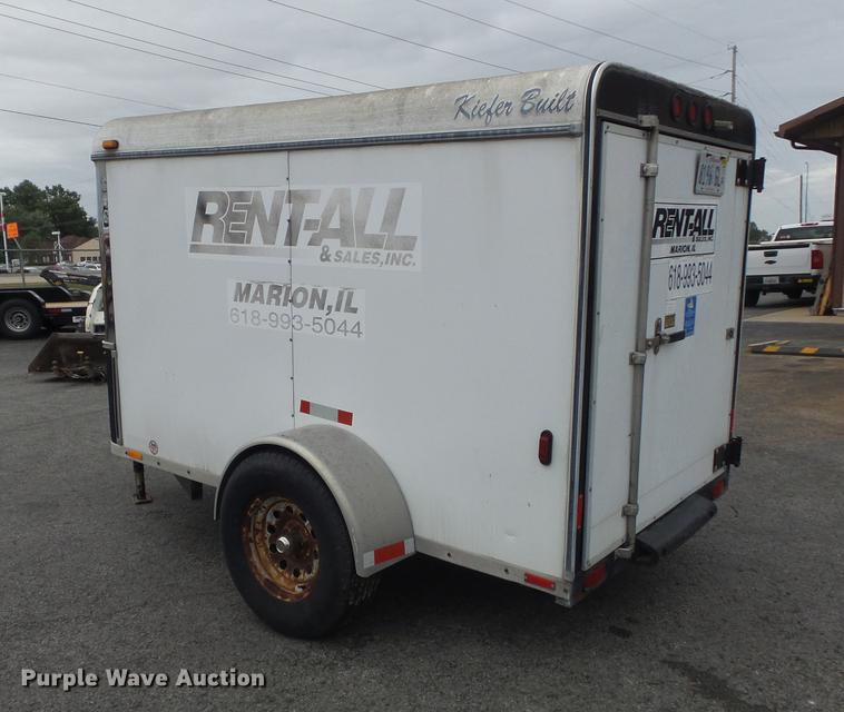 image for item DB6429 2003 Kiefer Built enclosed cargo trailer