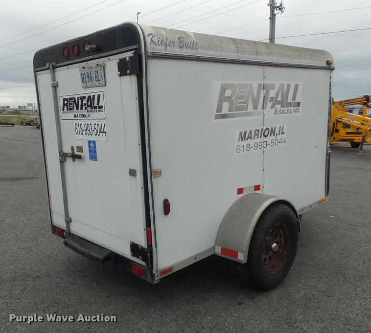 image for item DB6429 2003 Kiefer Built enclosed cargo trailer