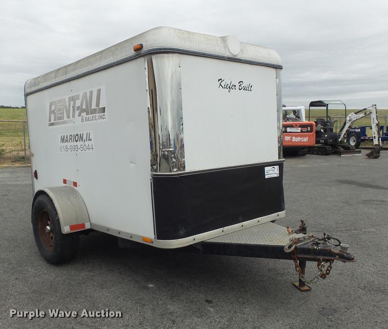 image for item DB6429 2003 Kiefer Built enclosed cargo trailer
