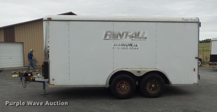 image for item DB6430 2003 Kiefer Built enclosed cargo trailer