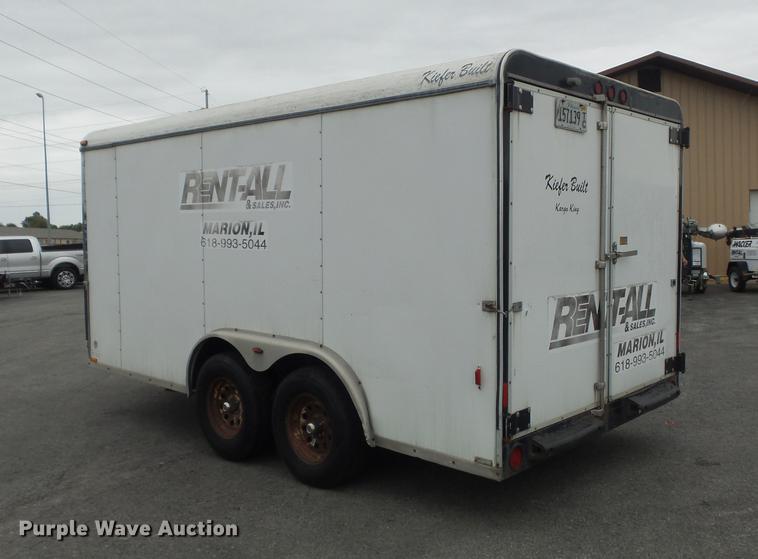 image for item DB6430 2003 Kiefer Built enclosed cargo trailer