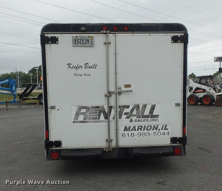 image for item DB6430 2003 Kiefer Built enclosed cargo trailer