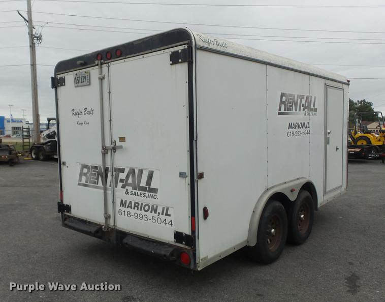 image for item DB6430 2003 Kiefer Built enclosed cargo trailer