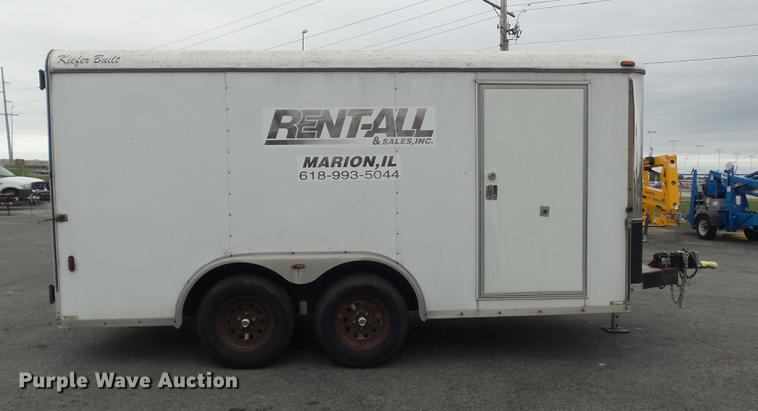 image for item DB6430 2003 Kiefer Built enclosed cargo trailer