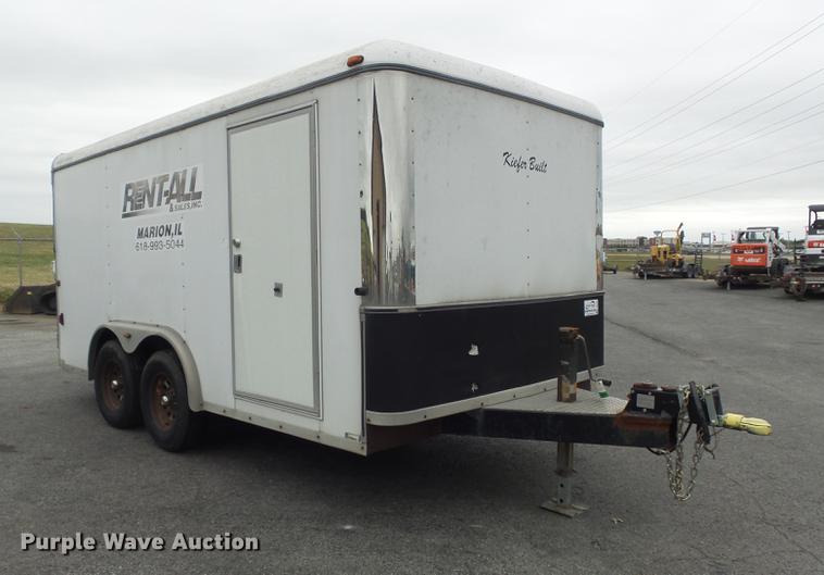 image for item DB6430 2003 Kiefer Built enclosed cargo trailer