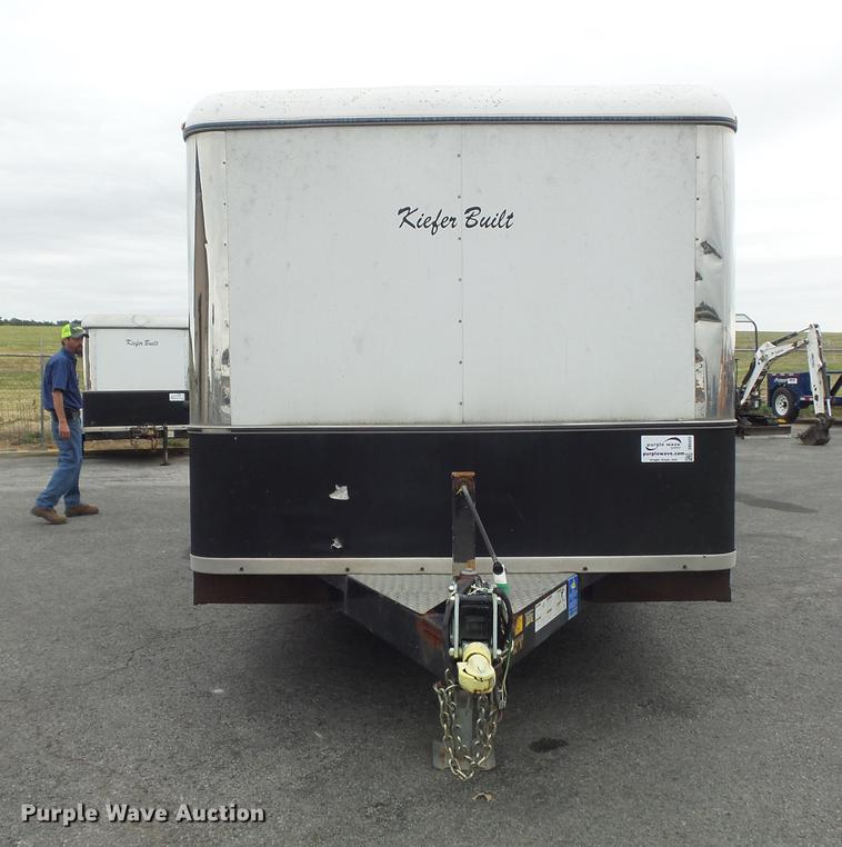 image for item DB6430 2003 Kiefer Built enclosed cargo trailer