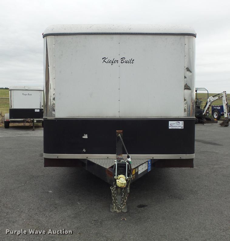 image for item DB6430 2003 Kiefer Built enclosed cargo trailer