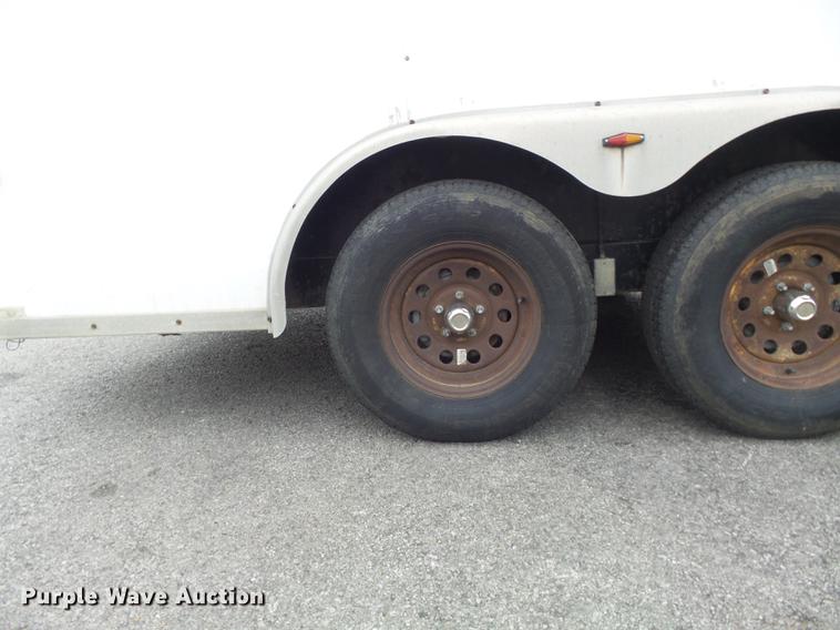 image for item DB6430 2003 Kiefer Built enclosed cargo trailer