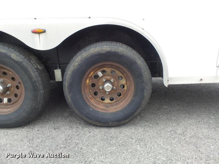 image for item DB6430 2003 Kiefer Built enclosed cargo trailer