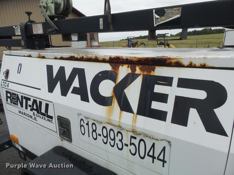 image for item DB6437 2006 Wacker LTC4 light plant