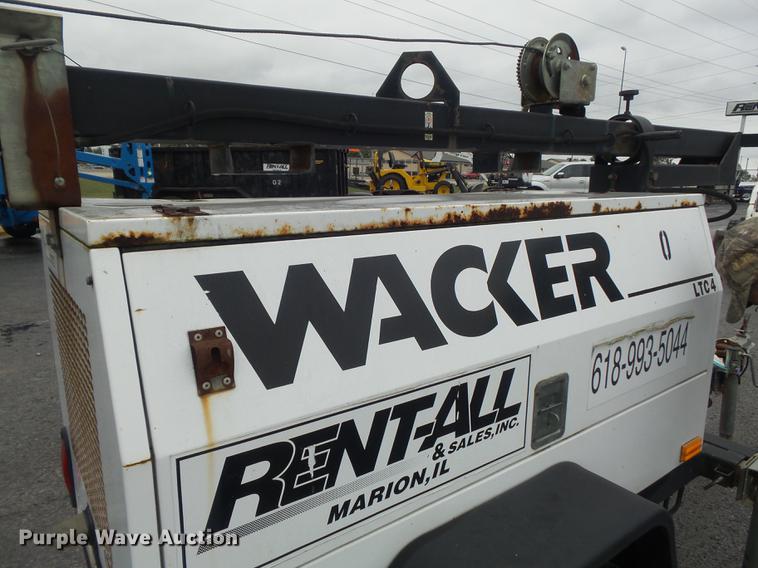image for item DB6437 2006 Wacker LTC4 light plant