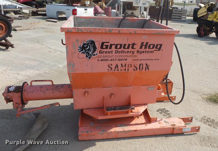 image for item DB8156 Grout Hog grout, concrete, and mortar delivery system
