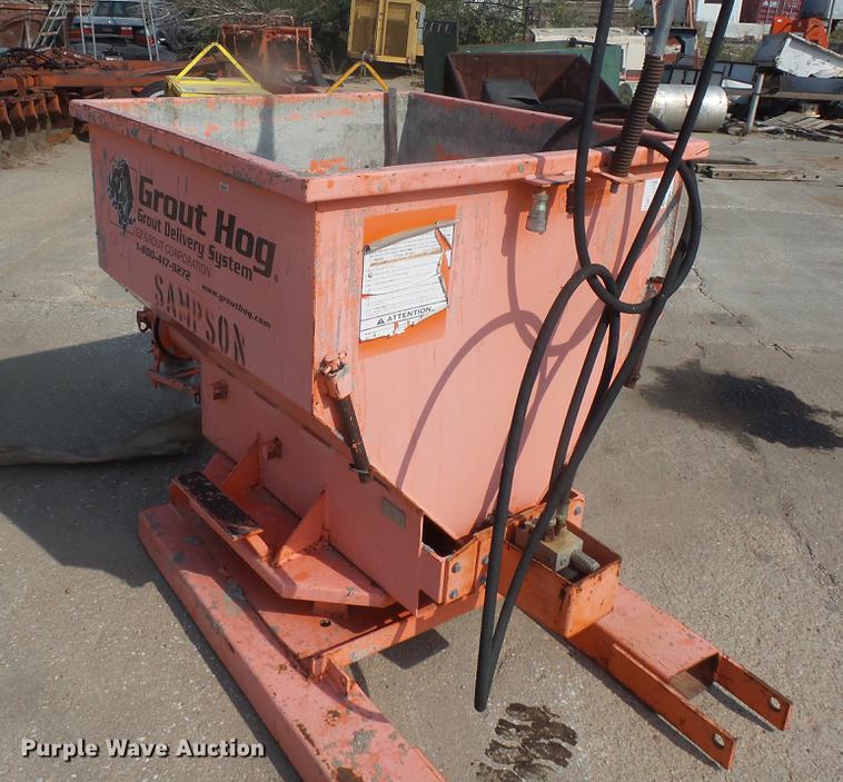 image for item DB8156 Grout Hog grout, concrete, and mortar delivery system