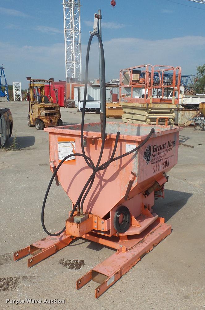 image for item DB8156 Grout Hog grout, concrete, and mortar delivery system