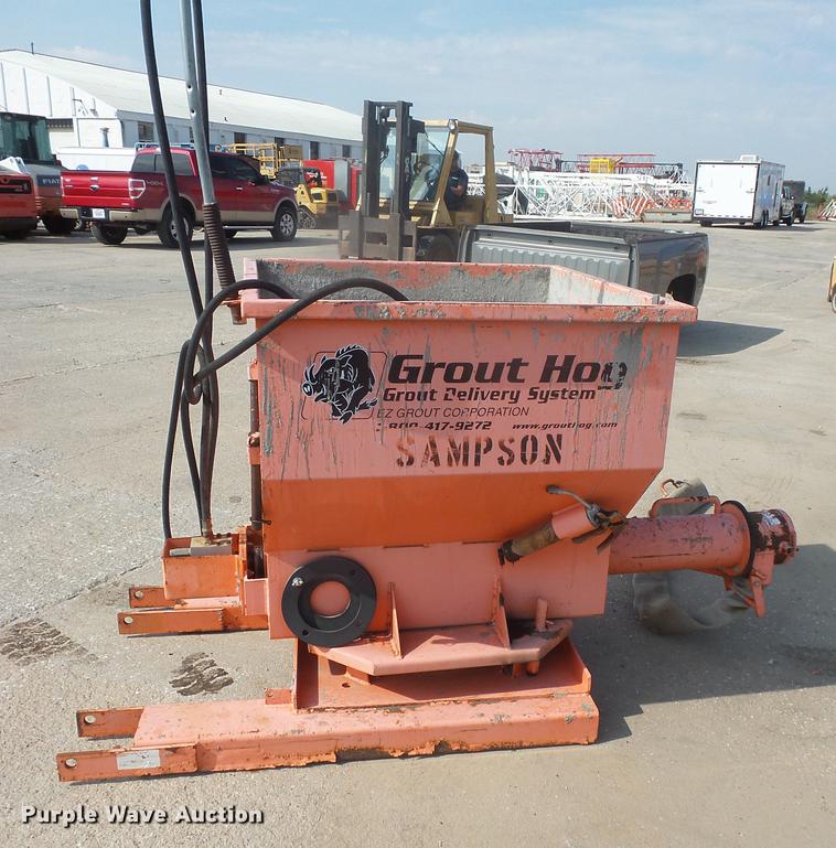 image for item DB8156 Grout Hog grout, concrete, and mortar delivery system