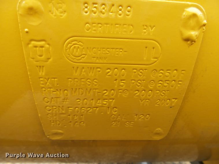 image for item DC3822 2008 Sage Oil Vac 10123 tank trailer