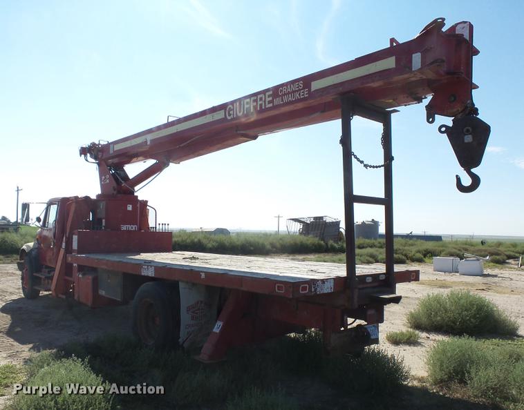 image for item DC3854 1997 International 4700 crane truck