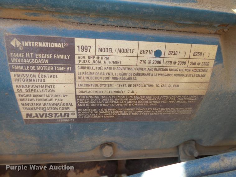 image for item DC3854 1997 International 4700 crane truck