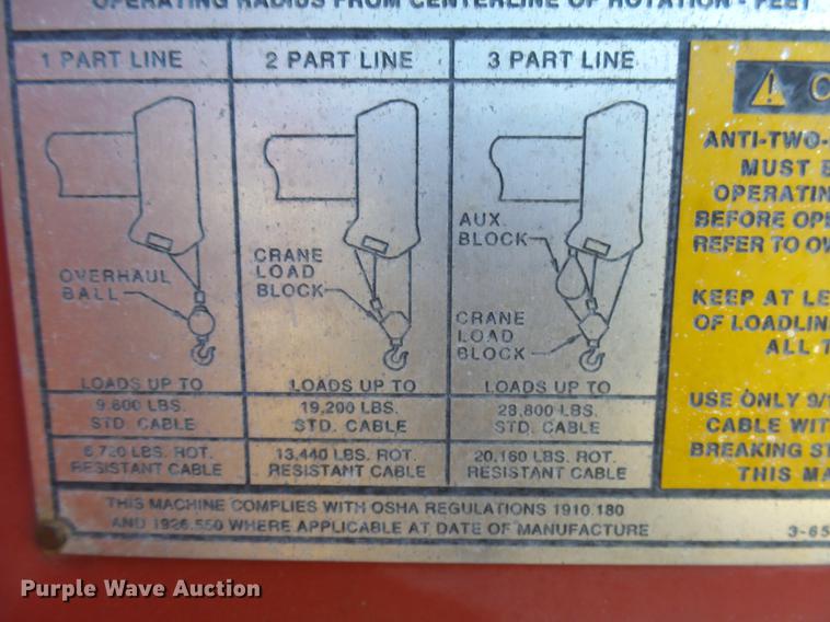 image for item DC3854 1997 International 4700 crane truck