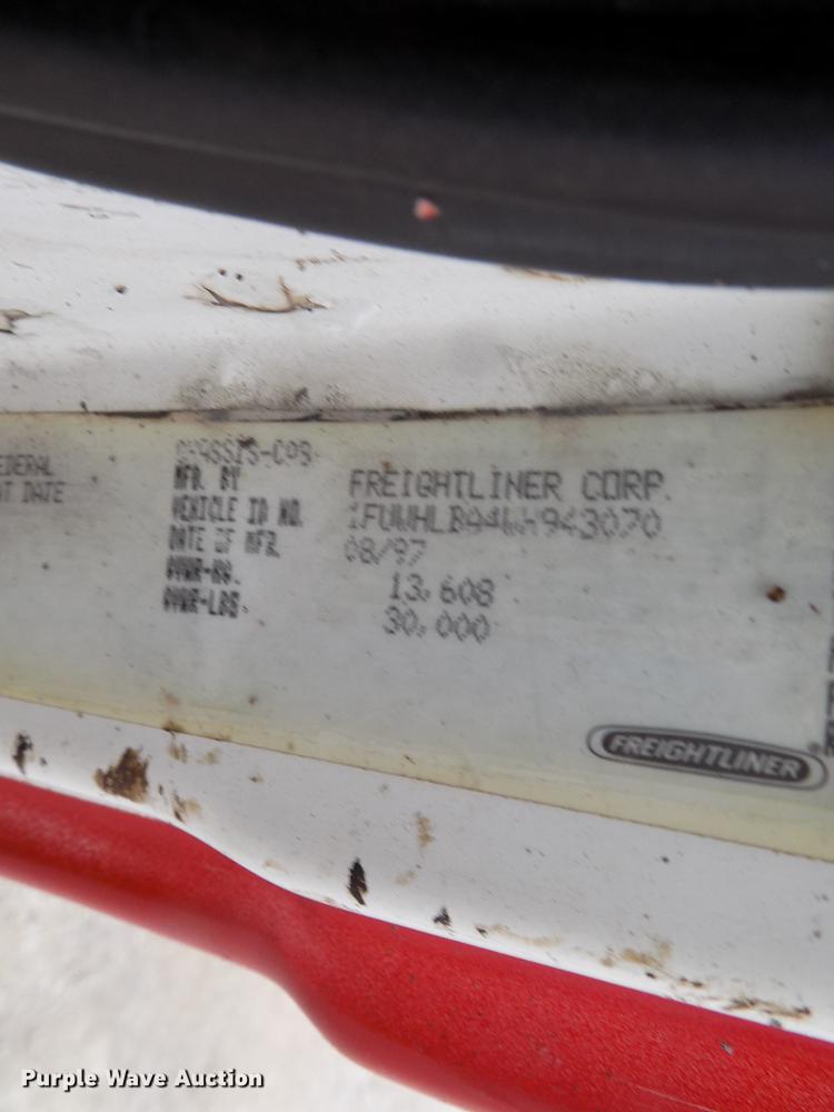 image for item DC4833 1998 Freightliner FL70 truck cab and chassis