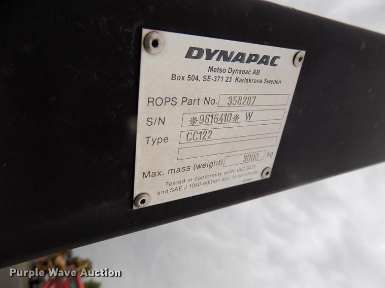 image for item DC4838 Dynapac CC122 double drum roller