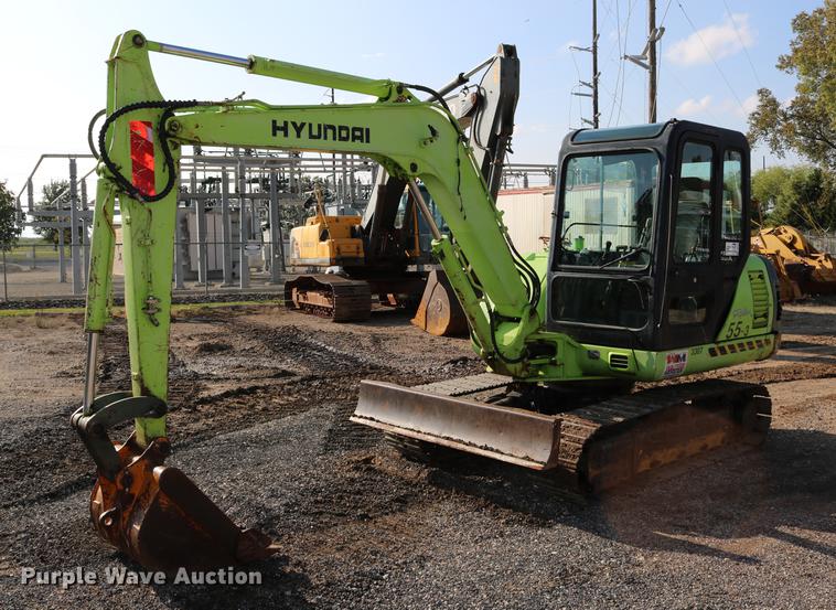 image for item DD0113 2003 Hyundai ROBEX55-3 compact excavator