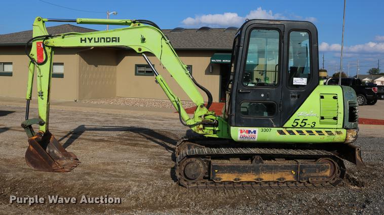 image for item DD0113 2003 Hyundai ROBEX55-3 compact excavator