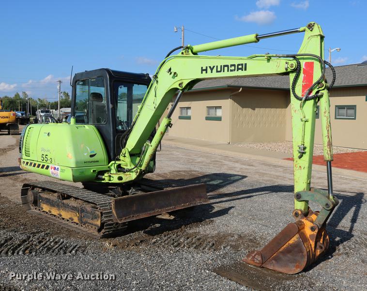 image for item DD0113 2003 Hyundai ROBEX55-3 compact excavator