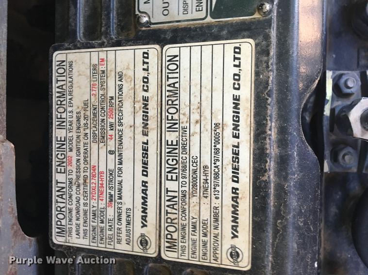 image for item DD0113 2003 Hyundai ROBEX55-3 compact excavator