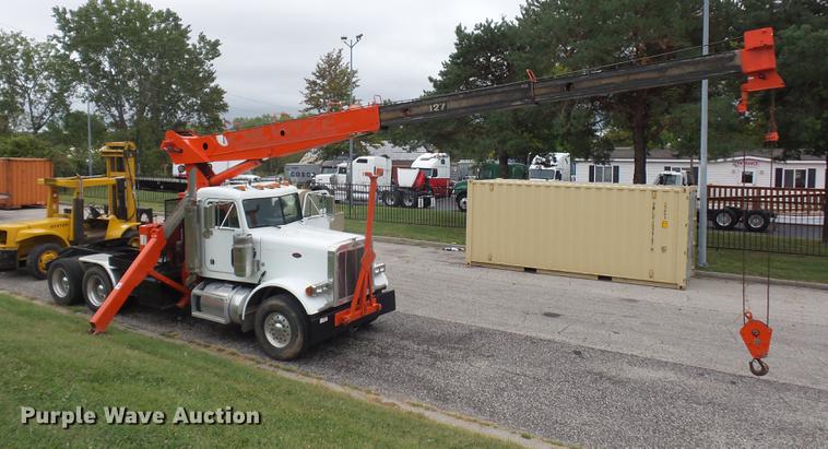 image for item DD2036 1993 Peterbilt 357 crane truck