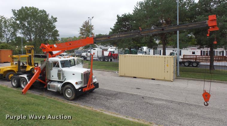 image for item DD2036 1993 Peterbilt 357 crane truck