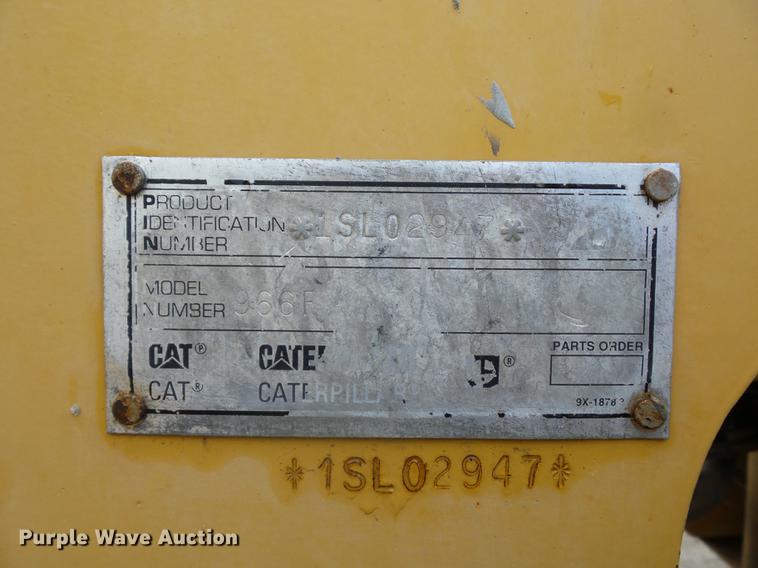 image for item DD2058 1998 Caterpillar 966F wheel loader