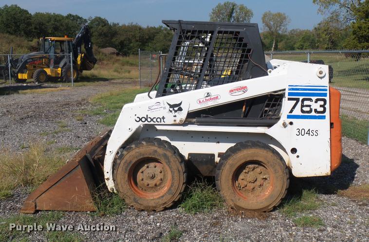 image for item DD2111 1998 Bobcat 763 skid steer